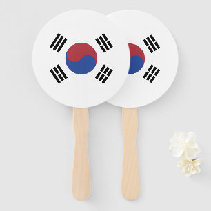 South Korea flag Hand Fan