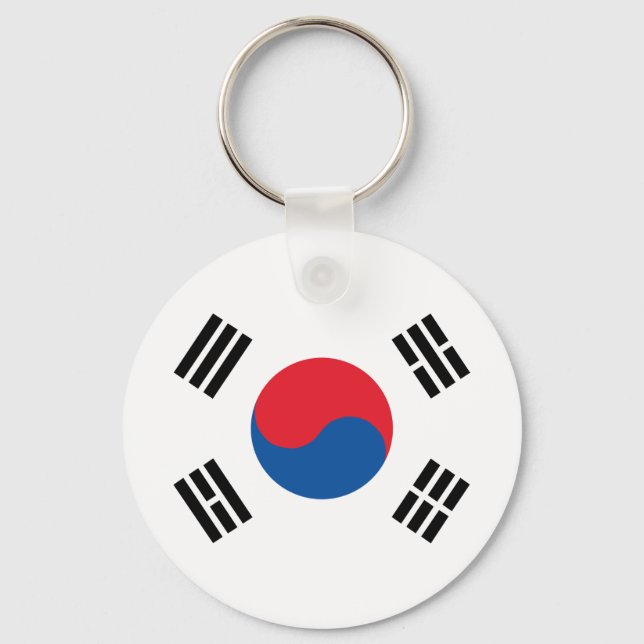 South Korea Flag Key Ring (Front)