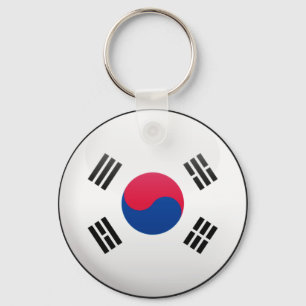 South Korea Flag Key Ring