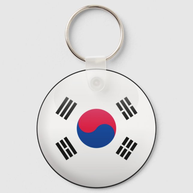 South Korea Flag Key Ring (Front)
