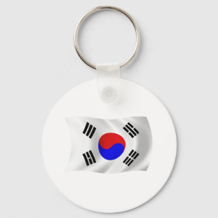 South Korea Flag Keychain