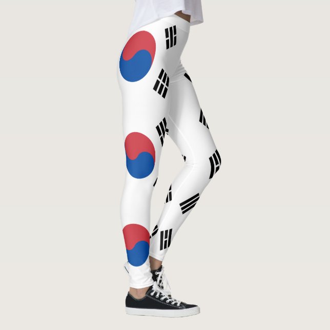South Korea Flag Leggings (Right)