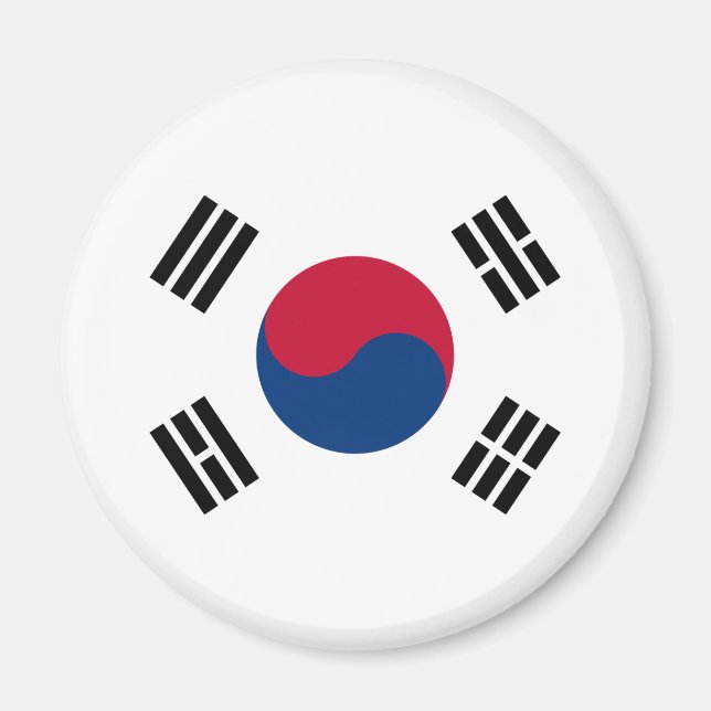 South Korea flag Magnet (Front)