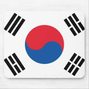 South Korea Flag Mouse Mat