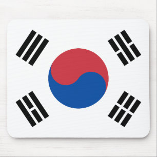 South Korea Flag Mouse Mat
