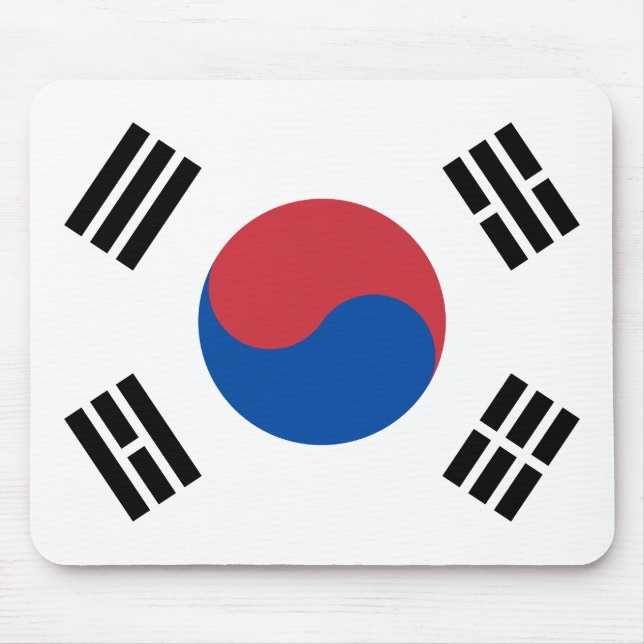 South Korea Flag Mouse Mat (Front)