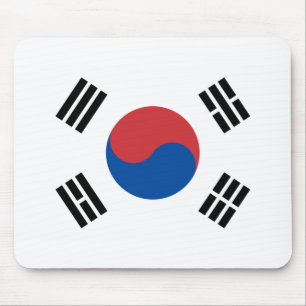 South Korea Flag Mouse Mat