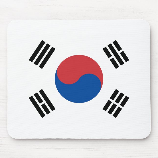 South Korea Flag Mouse Mat (Front)