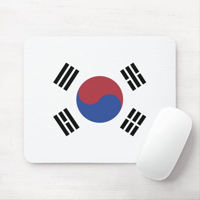 South Korea flag Mouse Mat (With Mouse)