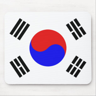 South Korea Flag Mouse Mat