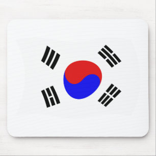 South Korea Flag Mousepad