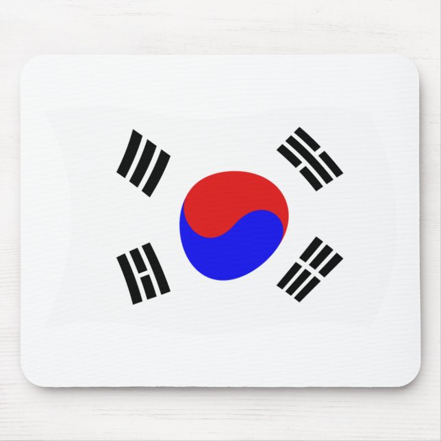 South Korea Flag Mousepad (Front)