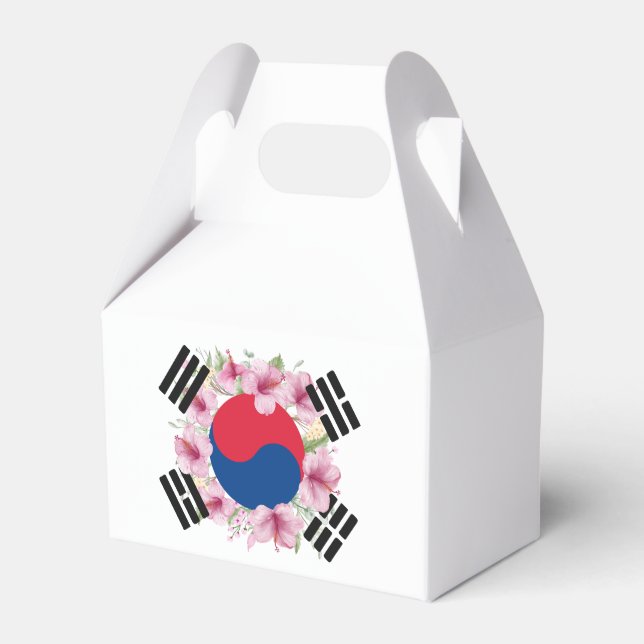 South Korea Flag Mugunghwa Favour Box (Front Side)