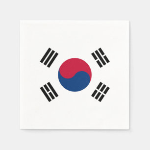 South Korea flag Napkin