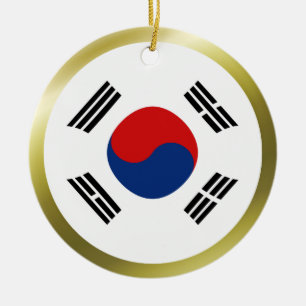 South Korea Flag Ornament
