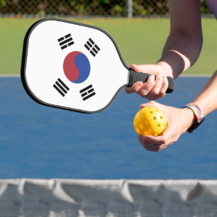South Korea flag Pickleball Paddle
