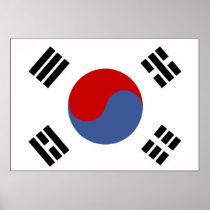 South Korea Flag Poster