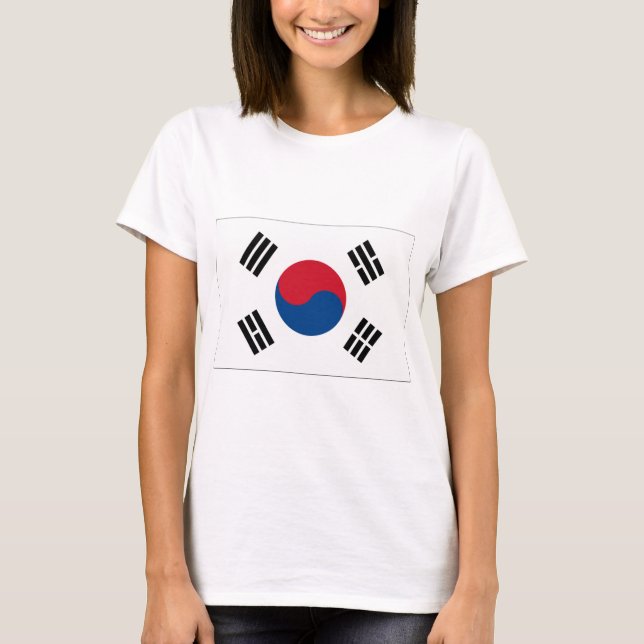 South Korea Flag Products T-Shirt (Front)