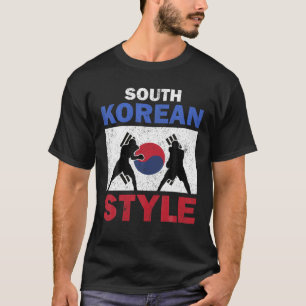 South Korea Flag South Korean Boxing Club Vintage T-Shirt