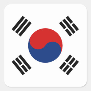 South Korea Flag Sticker