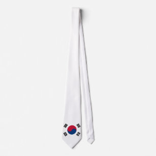 South Korea Flag Tie