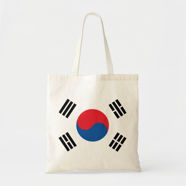 South Korea Flag Tote Bag (Front)