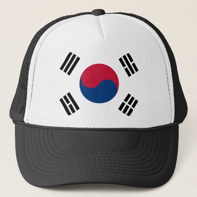South Korea Flag Trucker Hat (Front)