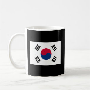 South Korea Flag With Korean National Colours Coffee Mug