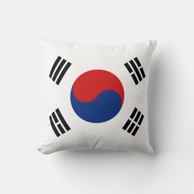 South Korea Flag x Flag Pillow (Front)