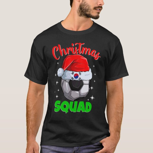 South Korea Football 2022 Christmas Squad South Ko T-Shirt (Front)