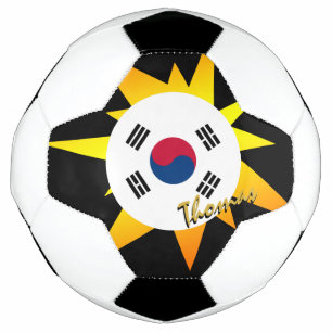 South Korea Football & Korean Flag / BANG