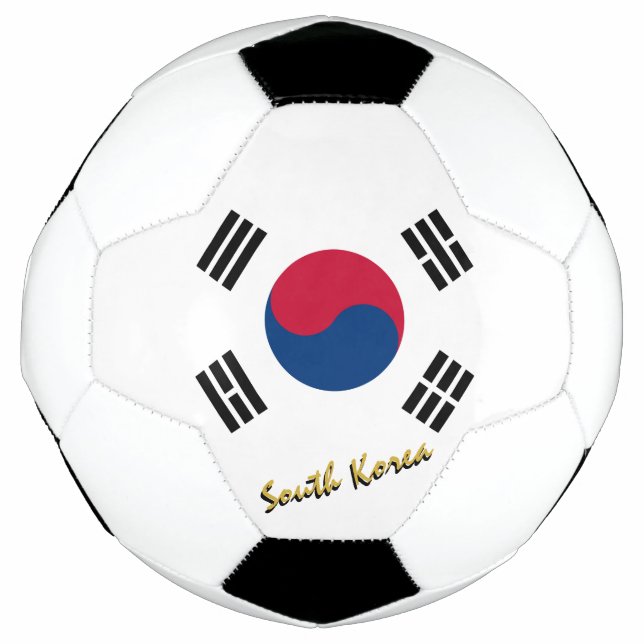 South Korea Football & Korean Flag / Sport (Front)