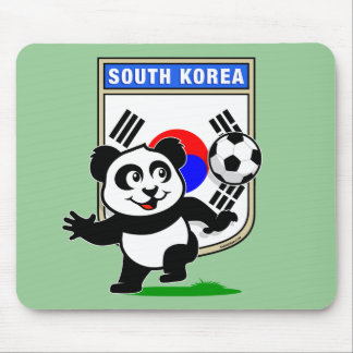 South Korea Football Panda Mouse Mat