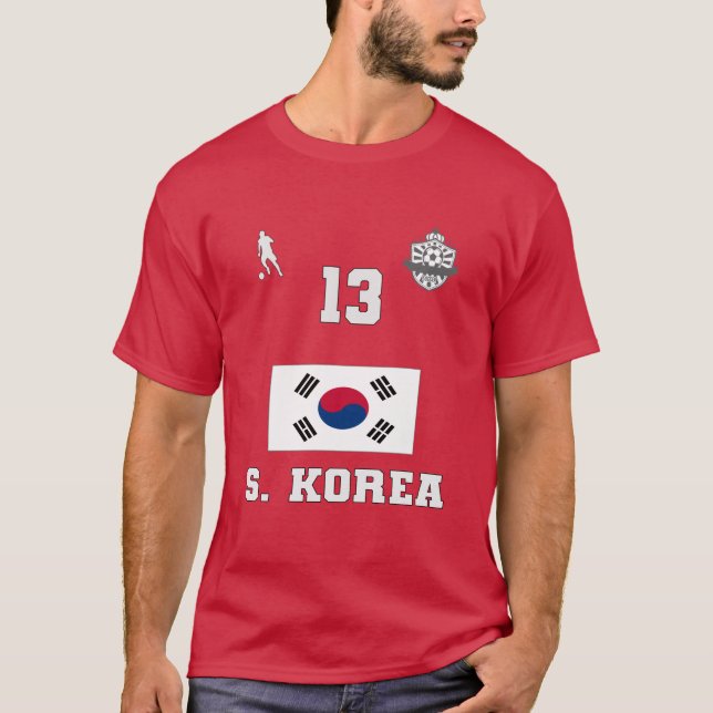 South Korea Football Soccer National Team T-Shirt (Front)