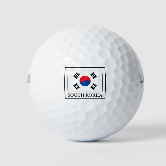 South Korea Golf Balls (Front)