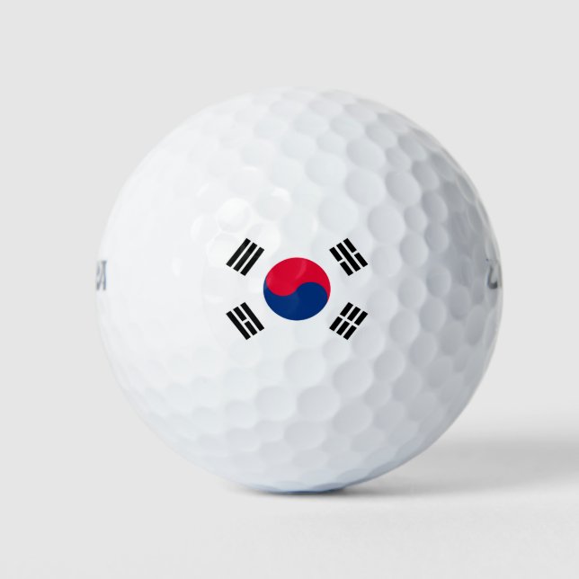 South Korea Golf Balls (Front)
