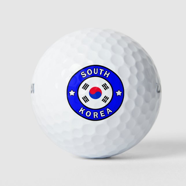 South Korea Golf Balls (Front)