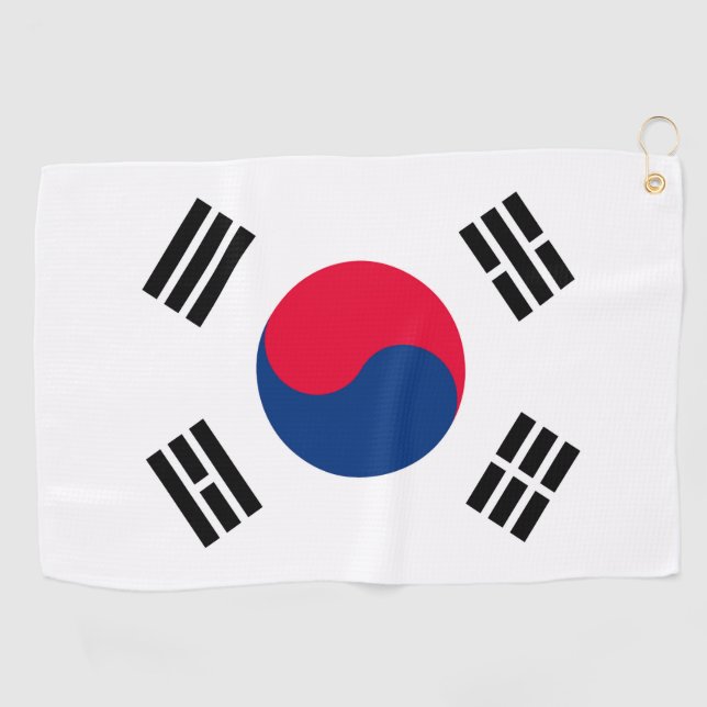 South Korea Golf Towel (Horizontal)