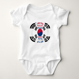  South Korea Hakuna Matata Art Print/Graphic Baby Bodysuit