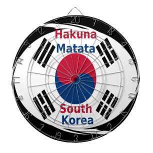 South Korea Hakuna Matata Art Print/Graphic Dartboard