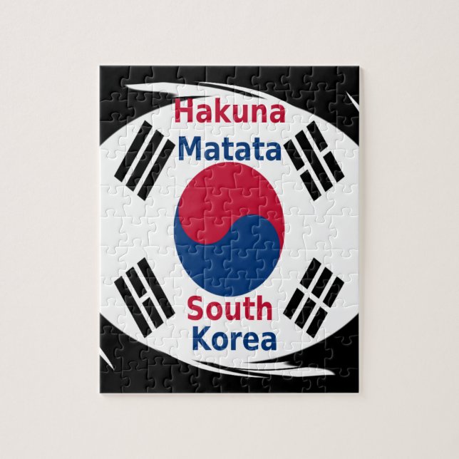  South Korea Hakuna Matata Art Print/Graphic Jigsaw Puzzle (Vertical)