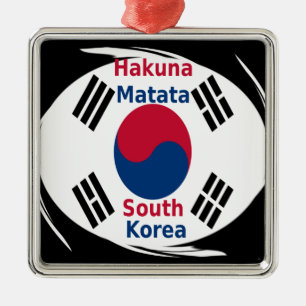 South Korea Hakuna Matata Art Print/Graphic Metal Tree Decoration