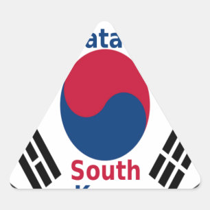 South Korea Hakuna Matata Art Print/Graphic Triangle Sticker