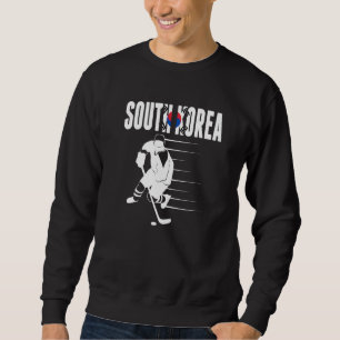 South Korea Ice Hockey Fans  Korean Hockey Team Su Sweatshirt