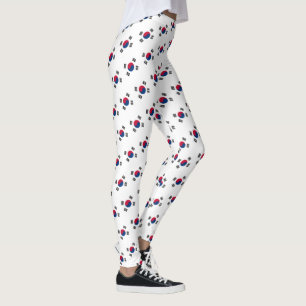 South Korea & Korean Flag fashion travel/sport fan Leggings