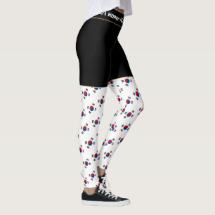 South Korea & Korean Flag fashion travel/sport fan Leggings