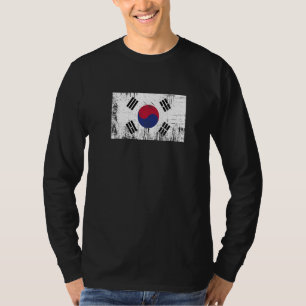 South Korea Korean Flag Football Fan Sports Adult T-Shirt