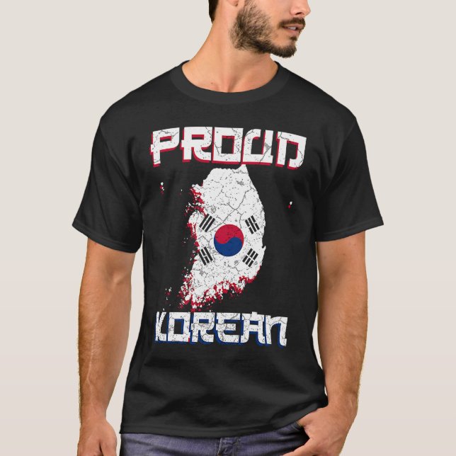 South Korea Korean Proud Seoul Busan Incheon Daegu T-Shirt (Front)