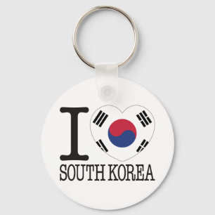 South Korea Love v2 Key Ring