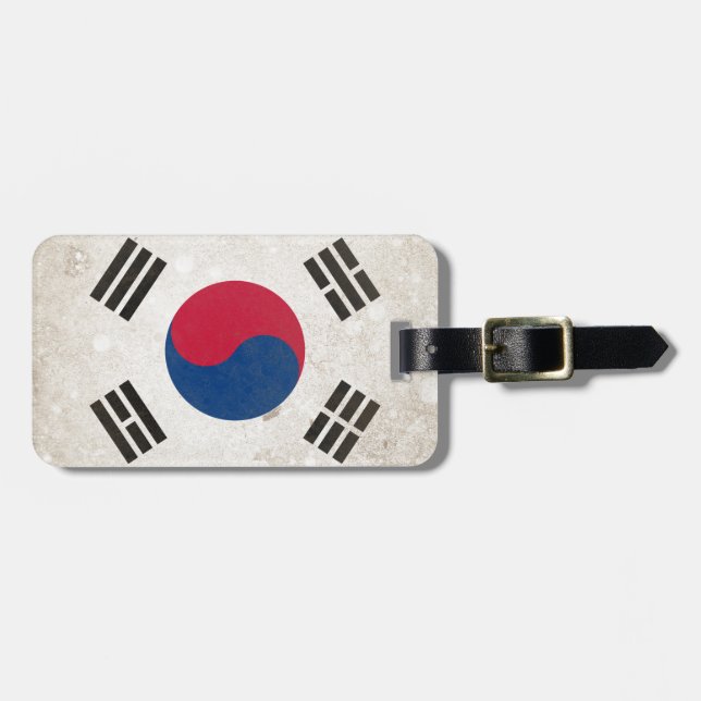 South Korea Luggage Tag (Front Horizontal)